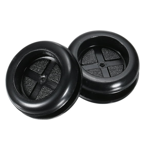 Rubber Grommet Round Double-Sided Mount Dia 28 mm ID 22 mm for Wire Protection Pack of 8