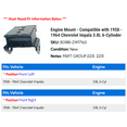 thumbnail image 2 of Engine Mount - Compatible with 1958 - 1964 Chevy Impala 3.8L 6-Cylinder 1959 1960 1961 1962 1963, 2 of 2