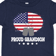thumbnail image 4 of Inktastic Proud Military Grandson US Flag Boys Toddler T-Shirt, 4 of 5