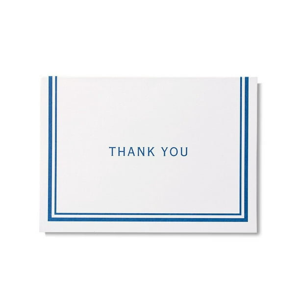 Gartner Studios Classic Navy Thank You Cards, 50 count