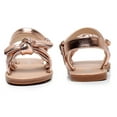 thumbnail image 4 of Apakowa Girls Sandals Bowknot Girls Beach Open-Fingered Sandals (Color : Gold, Size : 8 Toddler), 4 of 8