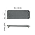 thumbnail image 2 of Diatomaceous Earth Bathroom Tray Fast Absorbing Water Drying Pad Kitchen Counter Organizer Ceramic Soap Dispenser Bowl Rack White Silica Stone Mat for, 2 of 8