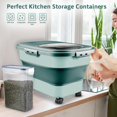 thumbnail image 4 of Contenedor plegable para almacenamiento de arroz Komzon, 30 lb, libre de BPA, 4 of 7