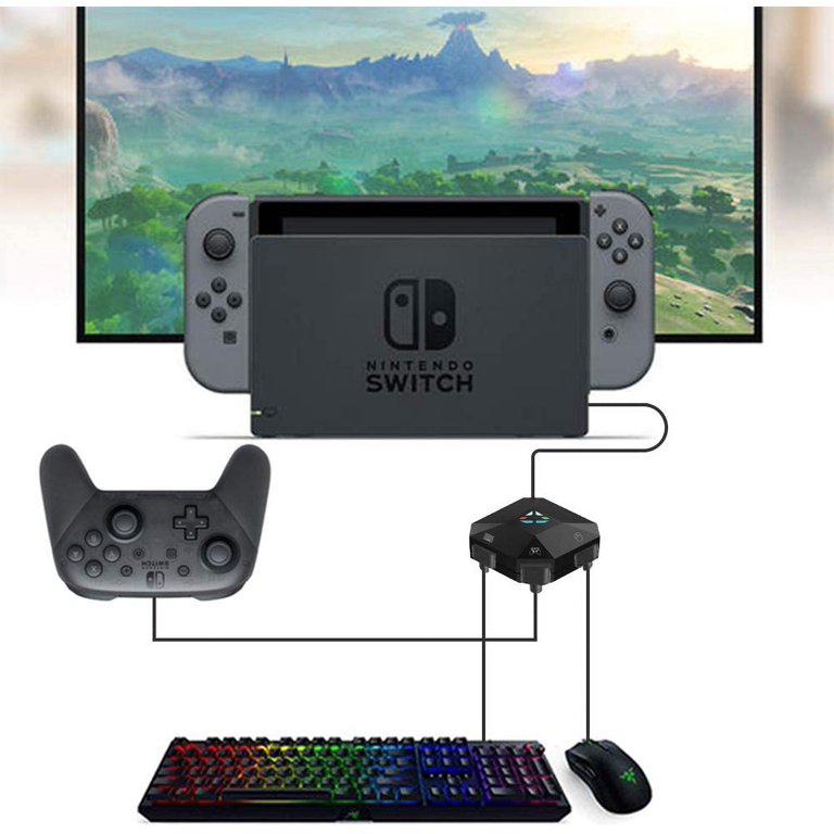 Keyboard & Mouse Converter Adapter for N-Switch/PS4, Xbox One, PS3