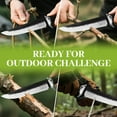 thumbnail image 5 of Plys Camping Knife Fixed Blade Outdoor Knives with Nylon Sheath, Forge Stainless Steel Blade, Camping Essentials Gear, 5 of 7