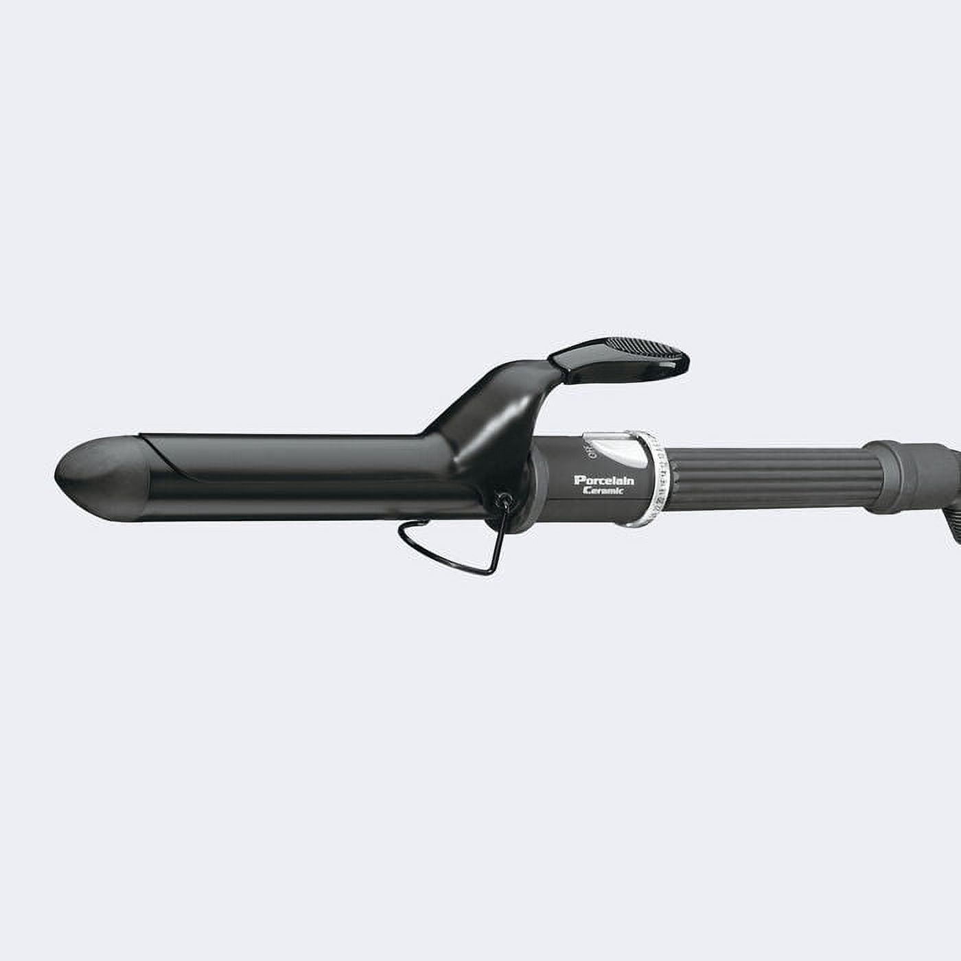 BaBylissPRO Porcelain Ceramic 1 1/4" Spring Curling Iron & 1" Flat Iron Prepack