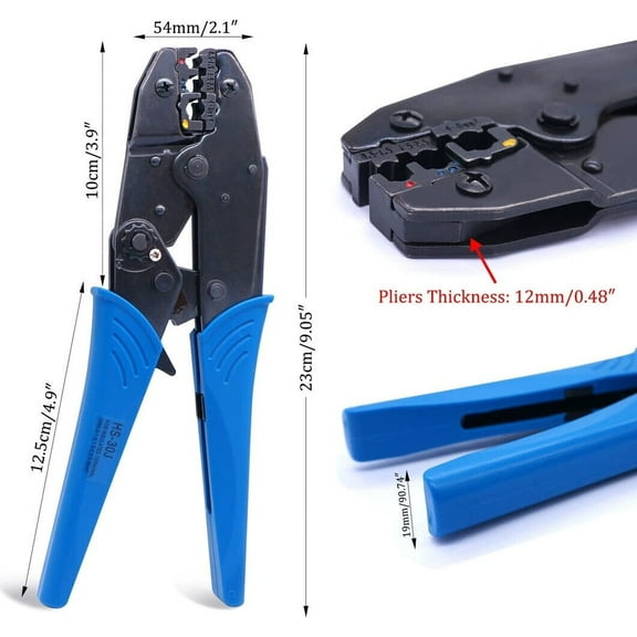 HS-30J 0.5-6mm Assorted Insulated Wire Crimping Plier Terminal Crimp Pliers Tool