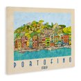 thumbnail image 2 of Stupell Industries Cottage Portofino Architecture Poster Canvas Art, 30 x 24, by Ynon Mabat, 2 of 8
