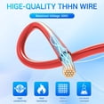 thumbnail image 3 of Cable MEIHUIJI 8 AWG THHN 7,6 m 600 V rojo nylon PVC, 3 of 7