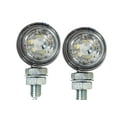 thumbnail image 4 of Chrome White Amber Dual LED High Output Running Light Turn Signal Fog Offroad Street Harley Touring Cruiser, 4 of 7