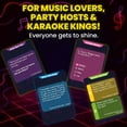 thumbnail image 5 of QUOKKA Card Game for Adults - Who Knows Lyrics Better? Trivia and Singing Game for Adult, 5 of 7
