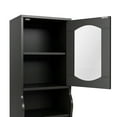 thumbnail image 5 of Kian Multi-Storage Wood Espresso Tower Cabinet, 5 of 10
