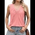 thumbnail image 2 of Camiseta Sin Mangas Informal para Mujer, Color Rosa, Talla XL, 2 of 10