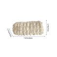 thumbnail image 4 of Dongrere Large Capacity Pencil Case Colorful Makeup Pouch Striped Stationery Pouch with Zipper for Office Travel Use, Beige, 4 of 7