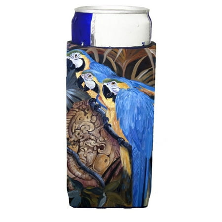 

Carolines Treasures JMK1191MUK Parrots Ultra Beverage Insulators for slim cans Slim Can multicolor