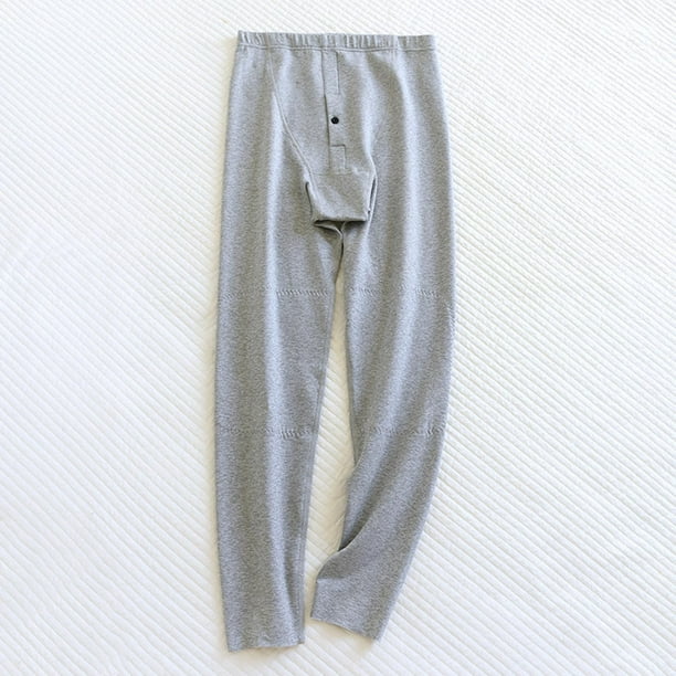 Pantalones de dormir de color liso a la moda para hombre, pantalones cortos holgados, pijamas largos, pijamas de poliéster para hombre.