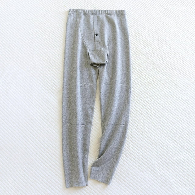 Pantalones de dormir de color liso a la moda para hombre, pantalones cortos holgados, pijamas largos, pijamas de poliéster para hombre.