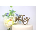 thumbnail image 4 of All About Details Sixty Cake Topper, 1pc, 60th birthday, 60th anniversary, party decor (Black & Gold), 4 of 4