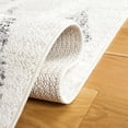 thumbnail image 5 of SAFAVIEH Moroccan Tassel Daisy Geometric Shag Area Rug, Beige/Grey, 5'3" x 7'6", 5 of 8