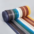 thumbnail image 5 of 5m Foldover Leather Strap Strips 15mm Wide Glossy Leather Lacing String Black Thin Leather Lace Rope 1mm Thick Double Sided PU Leather Cord for DIY Craft Pet Jewelry Tooling Workshop, 5 of 5