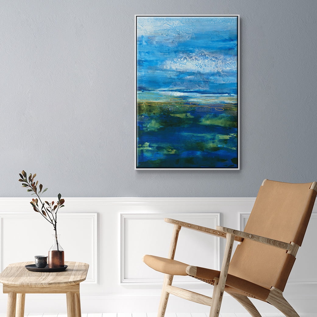 Island Groove Framed Premium Gallery Wrapped Canvas - Ready to Hang