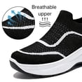 thumbnail image 3 of BERANMEY Women's Slip On Walking Shoes Lightweight Breathable Mesh Sneakers with Arch Support Soft Foam Cushion for Work Casual Comfort Non Slip, 3 of 9