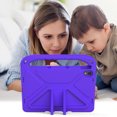 thumbnail image 6 of Allytech Lenovo Tab P11(TB-J606F/TB-J606X) 11 Inch Case,Soft EVA Rubber Children Proof Handle Kickstand Heavy Duty Protection Shockproof Case Cover for Lenovo Tab P11(TB-J606F/TB-J606X),Purple, 6 of 6
