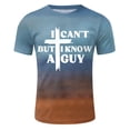 thumbnail image 5 of Playeras Hombre Deportivas Para Hombre Moda Casual Manga Corta Pulóver Camiseta Impresa Top, 5 of 5