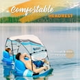 thumbnail image 3 of Sunlite Sports Heavy Duty River Tube (2 People) - Dual-Person Inflatable Float with Built-in Cooler & Detachable Canopy - Perfect for River, Lake & Pool Adventures, 3 of 7