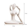 thumbnail image 4 of Figura decorativa de postura de yoga, colección de estatuas, manualidades para escritorio, estante, decoración de mesa El 10x3.5x11cm, 4 of 4