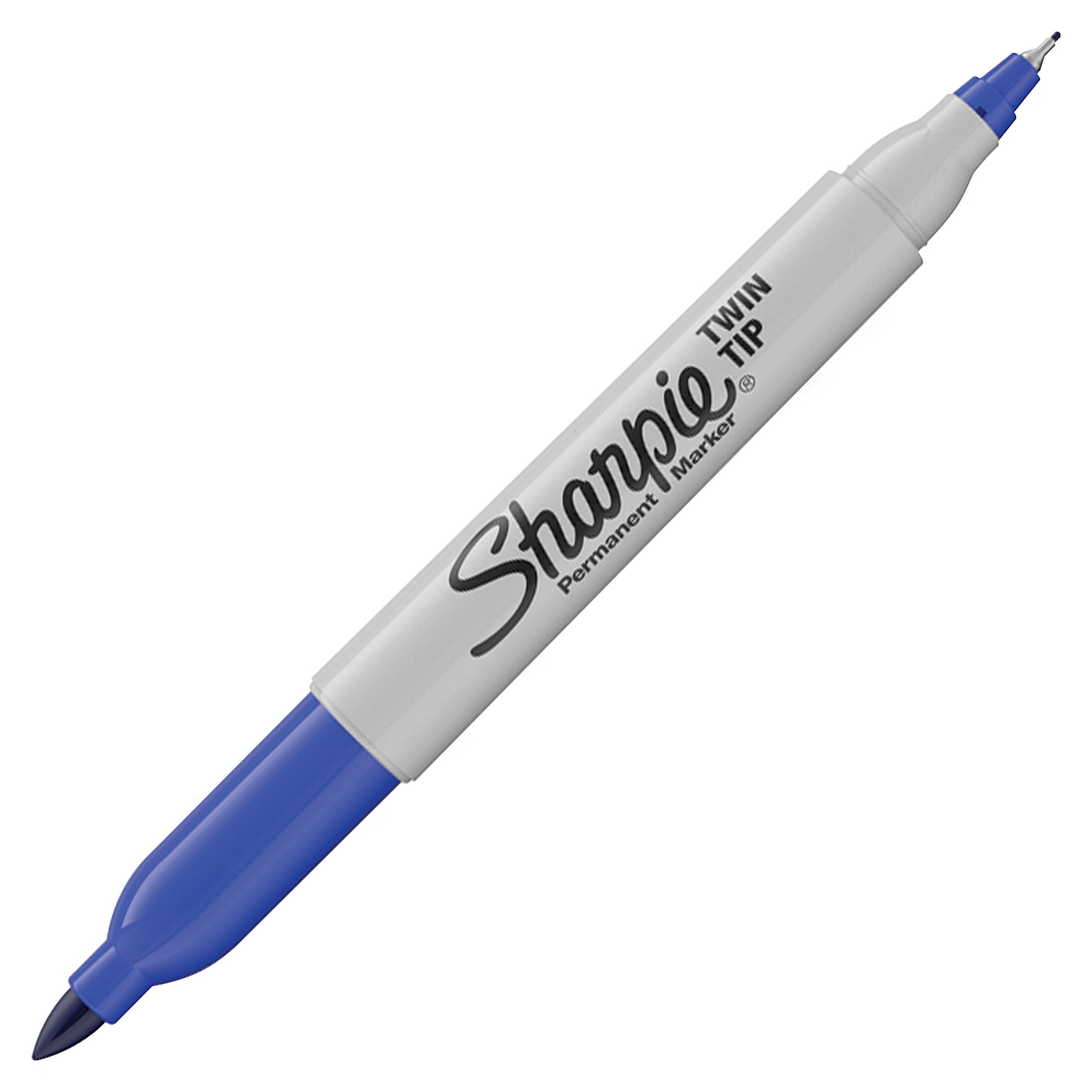 Sharpie Twin Tip Permanent Markers - Ultra Fine, Fine Marker Point - 0.3  mm, 1 mm Marker Point Size - Red, Green, Blue, Black Alcohol Based Ink - 24  / Bag - Lighthouse Office Supply