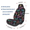 thumbnail image 3 of Lsque Rainbow Butterflies Pattern Car Seat Covers for Front Seats , Waterproof Seat Covers for Cars, Sporty Front Seat Covers,Car Seat Cover Protector Front Seats, 3 of 5