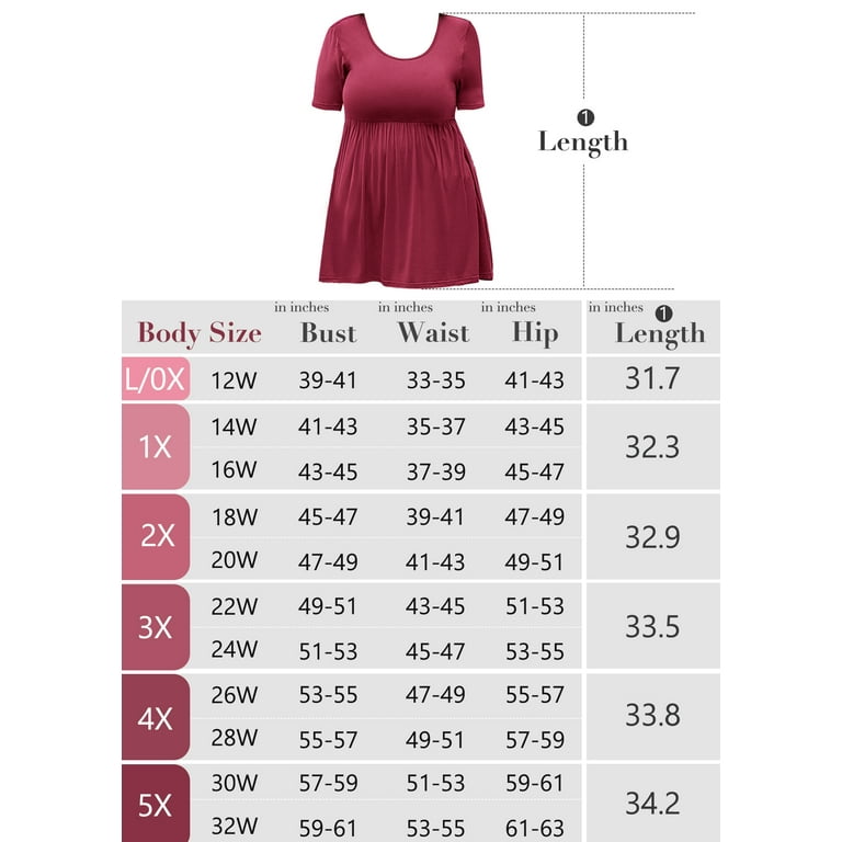 AusLook Plus Size Shirts for Women 3/4 Sleeve Black 1X Blouses Crewneck  Clothes Tunic Flowy Clothing Loose Fit Babydoll Summer Fall Winter  Maternity Tops Wear with Leggings at  Women's Clothing store