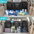 thumbnail image 2 of Car Trunk Organizer, Backseat Hanging Organizer with 9 Large Storage Bag Super Capacity -Trunk Organizer for SUV,Truck,Van -Your Space Saving Expert, 2 of 11