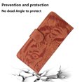 thumbnail image 7 of for Samsung Galaxy A05s Wallet Case, Flip Case PU Leather Embossed Folio Magnetic Kickstand Case Cover with Card Slots for Samsung Galaxy A05s, Brown, 7 of 7