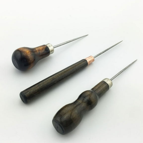 LOLIPPYY 6-Piece Pricker Awl Tool Set with Assorted Colors, Metal Construction for Woodworking, Home and Store Use