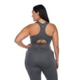 thumbnail image 3 of White Mark Women's Plus Size Racer Back Nylon Spandex Sports Bra, 3 of 5
