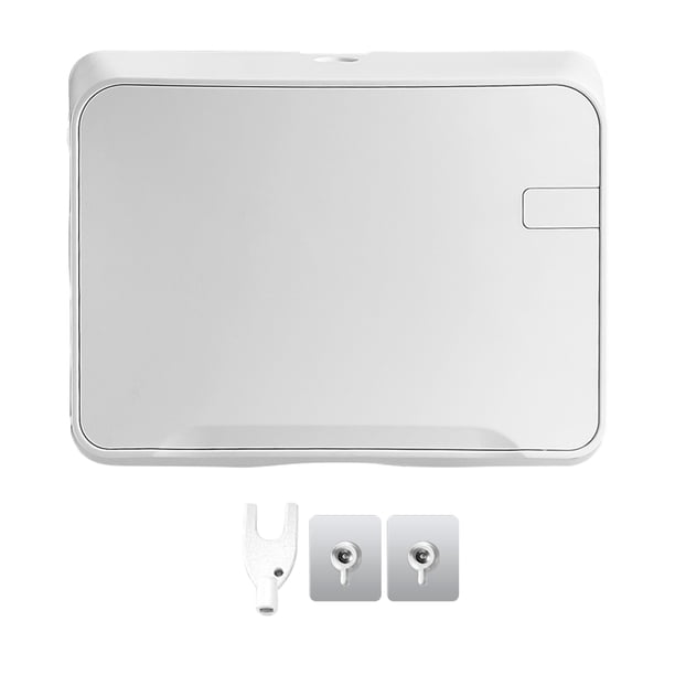 Dispensador de toallas de papel para pared, sin clavos, con múltiples pliegues, para baño