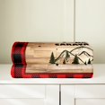 thumbnail image 3 of Erosebridal Rustic RV Car Throw Blanket for Couch, Camper Plush Blanket, Jungle Adventure Decor, 3 of 7