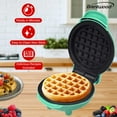 thumbnail image 2 of Brentwood 400-Watt 5-In. Non-Stick Mini Waffle Maker (Blue), TS-2141BL, 2 of 4