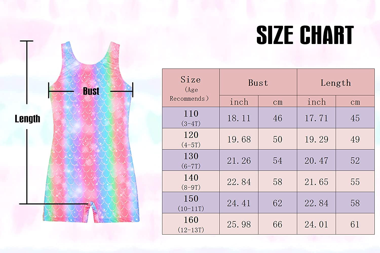 Leotards for Girls Gymnastics with Shorts Dance unitards Tumbling Biketards with Hair Scrunchie for3-13T 