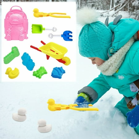 

Winter Savings Clearance! SuoKom 10Pcs Snow Snowball Maker Clip Maker Animal Shaped Castle Snow Sand Template Tool Winter Snow Toys Kit Gifts on Clearance