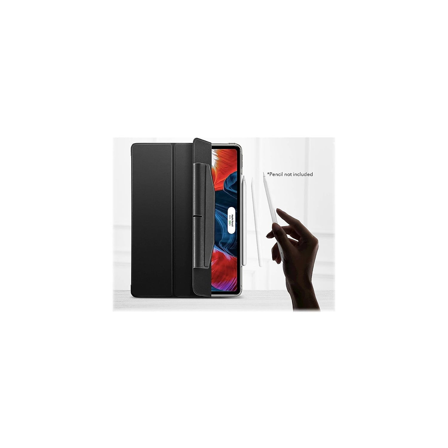 SaharaCase ESR Folio Case for Apple iPad Pro 12.9" (4th 5th and 6th Gen 2020-2022) Black (TB00023)