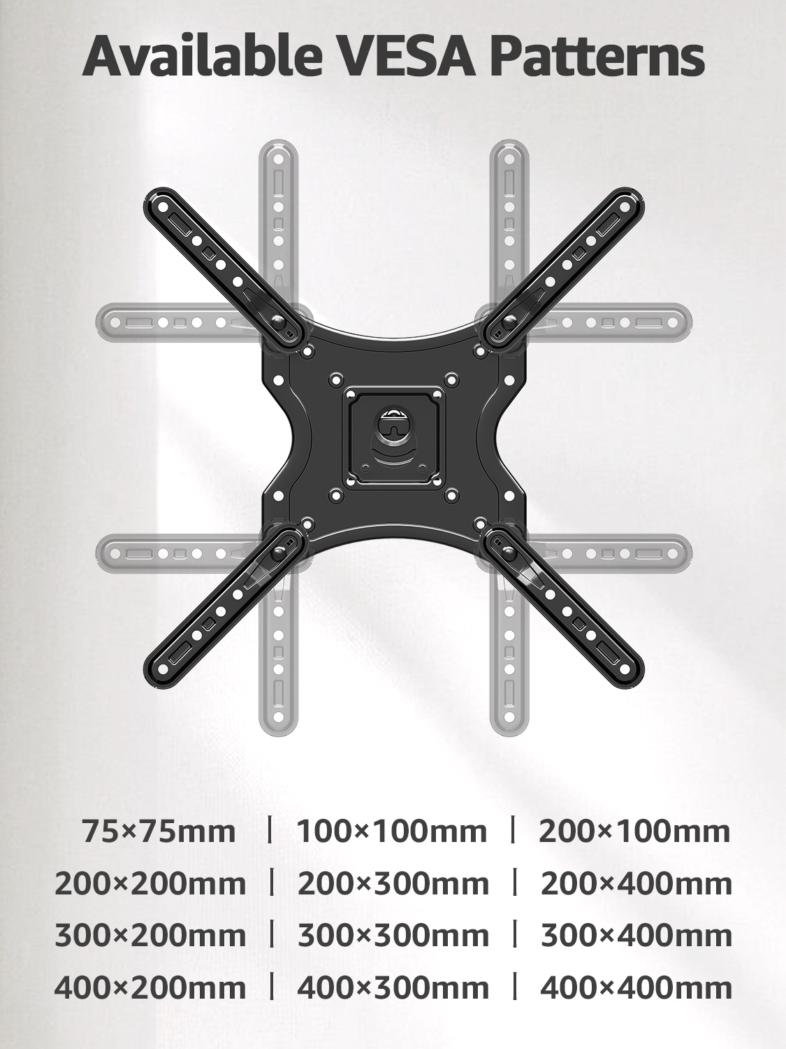 Mount Pro Full Motion TV Wall Mount, 26-65 Inch, 77 lbs photo 6
