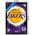 thumbnail image 2 of NBA Los Angeles Lakers - Maximalist Logo 23 Wall Poster, 14.725" x 22.375" Framed, 2 of 5