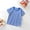 Blue, variant on Liyamei Kids Striped Shirts Short Sleeve Boy Girls Tee Top Size 18-24 Months
