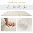 thumbnail image 4 of KingCamp KingCamp Self-Inflating Sleeping Pad Queen Size Foam Mat Camping Mattress with 2 Pillows for Outdoors 78” x 51.2”, 4 of 7