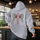 thumbnail image 1 of MHFRRA Sudadera con Capucha Informal con Estampado de Alas de Ángel de Invierno, Sudadera con Forro Suave, Sudadera Acogedora con Bolsillo Frontal para Exteriores Multicolor, 1 of 3