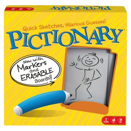 Pictionary Quick-Draw Guessing Game for Family, Kids, Teens and Adults, 8 Year Old & (Best Quick Board Games)