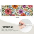 thumbnail image 5 of Pioneer Flower Floral Print Pattern Kitchen Rug Mat,Kitchen Runner Rugs Non Skid Washable,Decorative Kitchen Floor Mats for Kitchen,Sink,Laundry,17"X47", 5 of 5